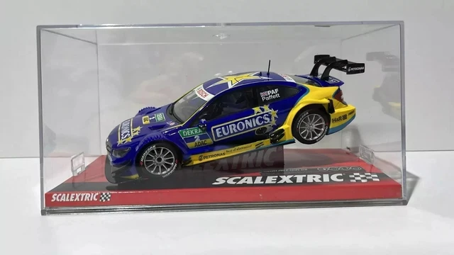 Scalextric SCX A10201S300 – Mercedes C-Coupé AMG DTM + Châssis Scaleauto SC-6802