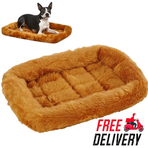 18L-Inch Cinnamon Dog Bed or Cat Bed Comfortable Bolster Ideal Polyester NEW