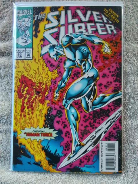 1994 Marvel Comics "The Silver Surfer" Lot Of 4 Vintage Comic Books