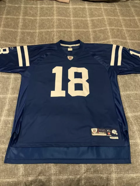 Reebok NFL Peyton Manning Indianapolis Colts Jersey | Premier Stitched VTG