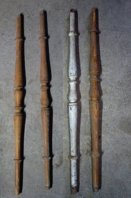 Treppenstäbe Geländerstäbe Füllstäbe Traillen (NR. 01) ca. 75 cm, Biedermeier Treppenstäbe Geländerstäbe Füllstäbe Traillen (NR. 01) ca. 75 cm, Biedermeier