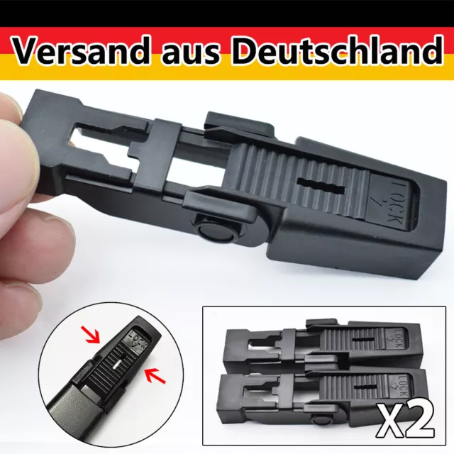 2x Scheibenwischerarm Halteklammer Kappe Für BMW E39 607 Audi A4 B6 DKW100020