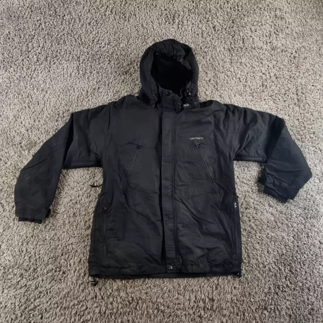 CARHARTT JACKET MENS Large Fellow Jacket Black Windbreaker M1 A3 59.99 PicClick UK