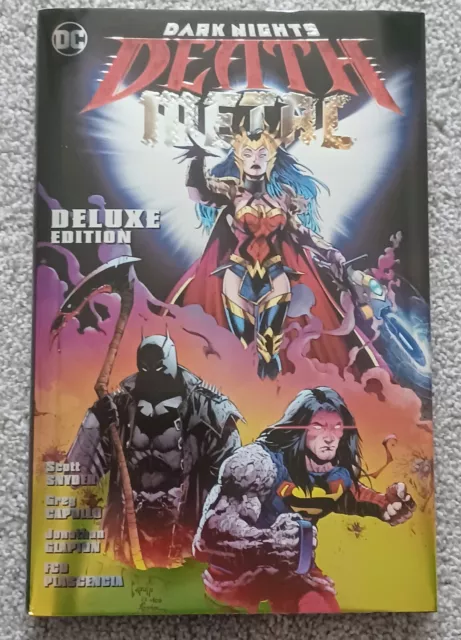 DARK NIGHTS DEATH METAL Deluxe Hardcover HC Scott Snyder DC Comics Batman