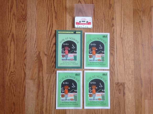 LISTENING CENTER LOT 4 FOX AT SCHOOL Books & Tape by Edward Marshall ...