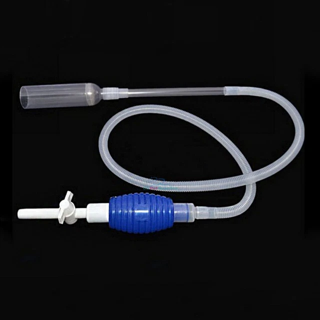Aquarium Siphon Gravel Cleaner Flow Control Valve Fish Tank Vacuum Change Water