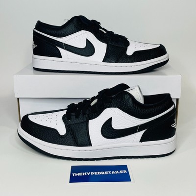 NIKE WOMEN'S AIR Jordan 1 Low SE 'Homage Split' Shoes White Black DR0502-101 NEW EUR 155,54 