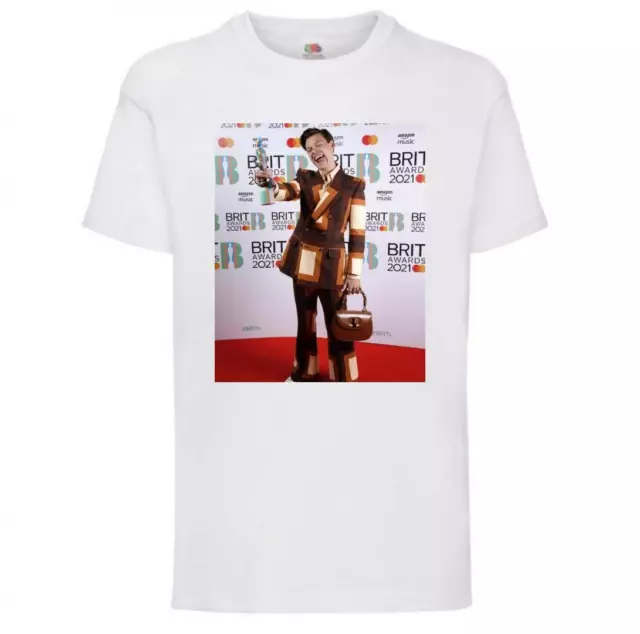 Harry Styles 2021 Brit Awards Print T Shirt Unisex S M L XL