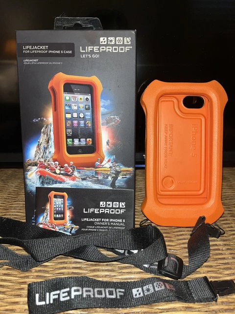 LifeProof LifeJacket Float Case For Apple iPhone 5 Lanyard Waterproof Foam