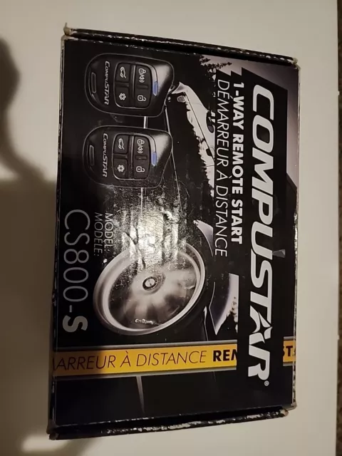 NEW Compustar Cs800-s 1-way Remote Start With 2 4-button Remotes (FREE S&H)!