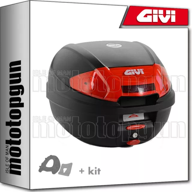 Givi Top Case E300N2 + Porte-Paquet Yamaha Tmax T-Max 530 2012 12 2013 13