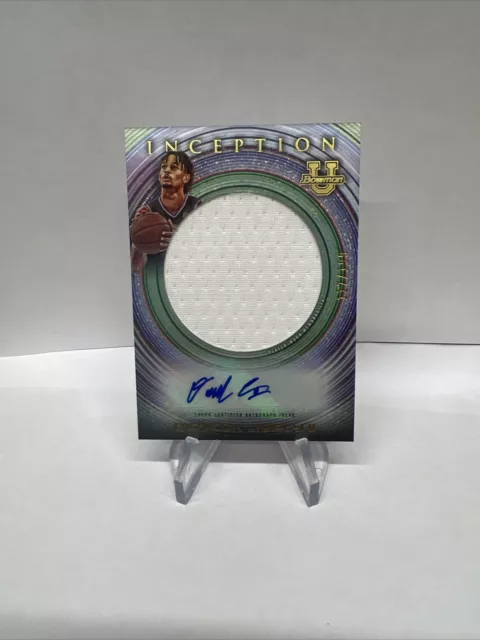 2022-23 BOWMAN INCEPTION UNIVERSITY Dereck Lively II Duke RPA PATCH AUTO #/199