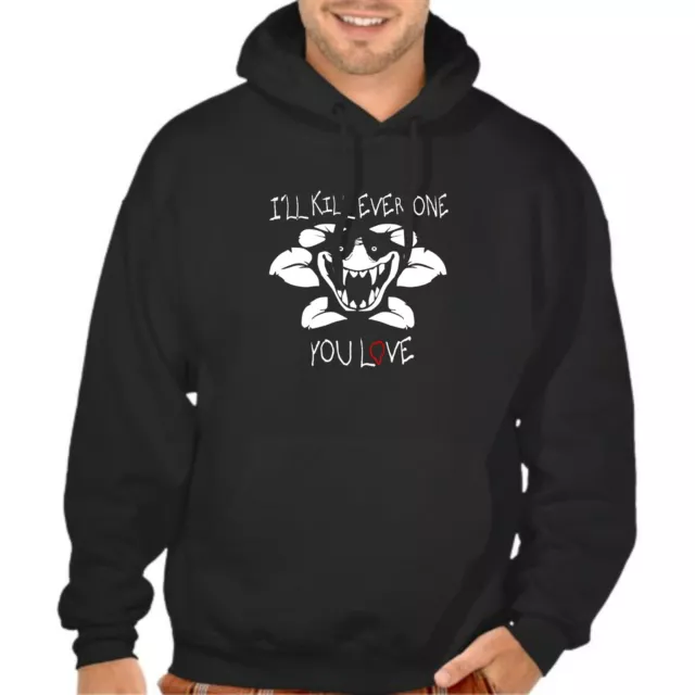 UNDERTALE Inspired FLOWEY "I'll Kill Everyone You Love" Kids and adult HOODIE