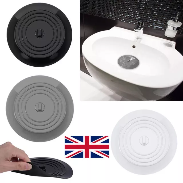 15cm/6” Large Universal Silicone Drain Plug Kitchen Bath Tub Sink Cover Stopper