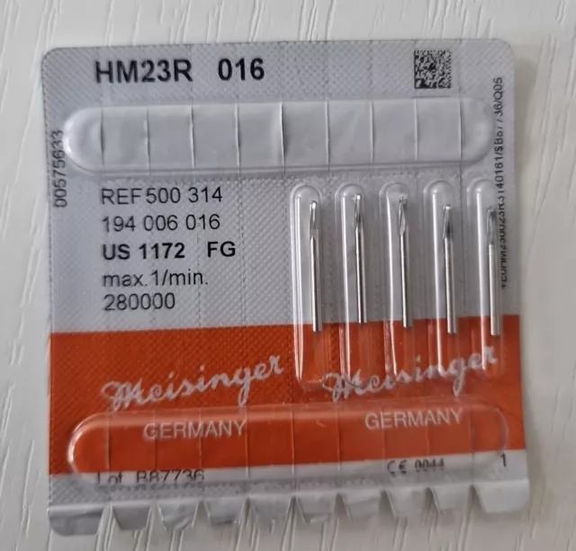 Meisinger HM-Bohrer, Neu, 1x 5 Stück, HM23R 016