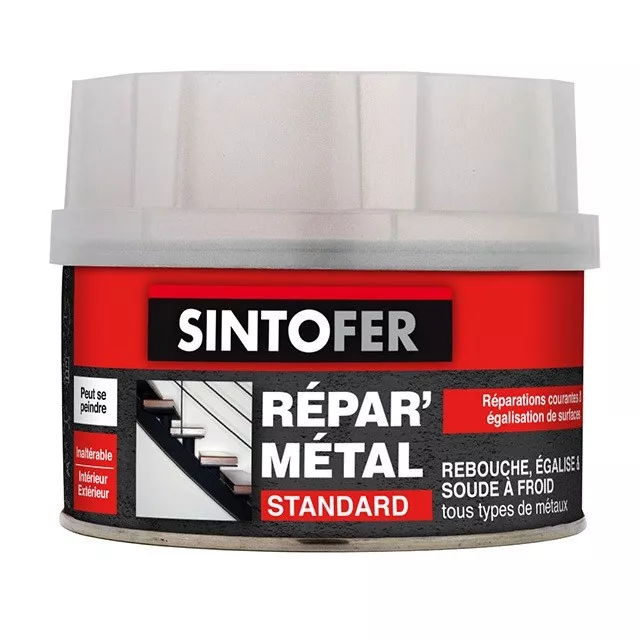 Mastic Polyester Reparation Carrosserie Standard 500Ml Sechage Rapide Sintofer