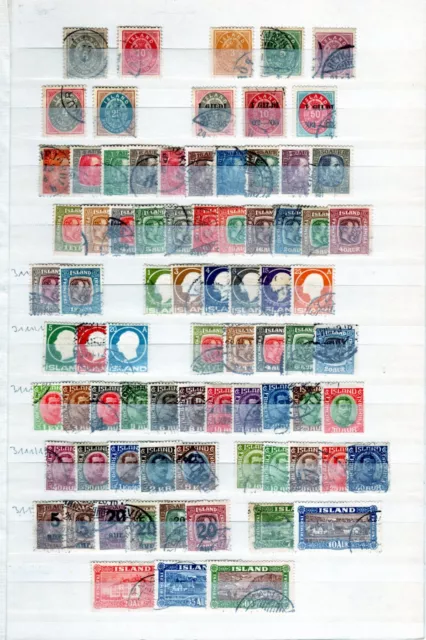 Colección Islandia 1876-1961 sellada