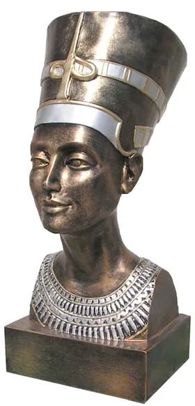 Ägypten, Büste Skulptur, Nofretete Deko Büste 35 cm groß