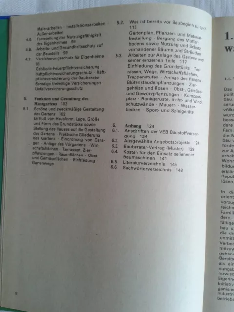 Eigenheime selbst gebaut Haus Hausbau DDR-Fachbuch 1973 3