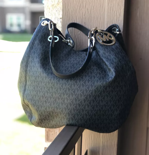 BORSA TOTE A tracolla Michael Kors Lillie nera