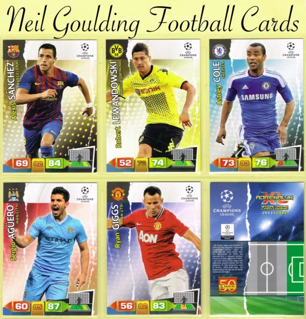 Panini Champions League 2011-12 ☆ ADRENALYN XL ☆ Football Cards