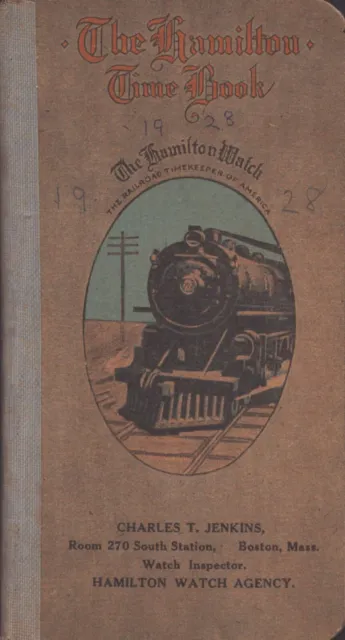 The Hamilton Time Book Hamilton Watch New York Central Railroad Time Keeper 1928