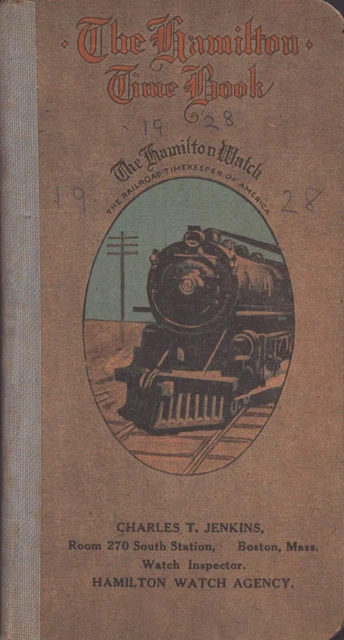 The Hamilton Time Book Hamilton Watch New York Central Railroad Time Keeper 1928