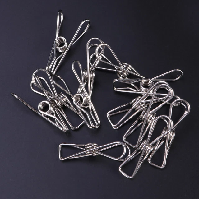 24 Pcs Pinces À Serviettes En Métal Chevilles Géantes Grande Linge