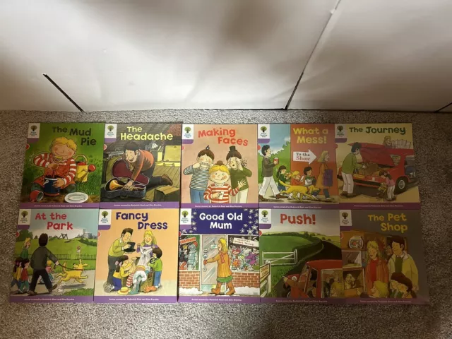 Oxford Reading Tree Biff Chip Kipper Stories Level 1 + X 10 Books. VGC. FREE P/P