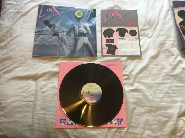 Linx-Go Ahead 1981 1st Press Chrysalis LP Ex Vinyl Play Lyric Inner Insert UK