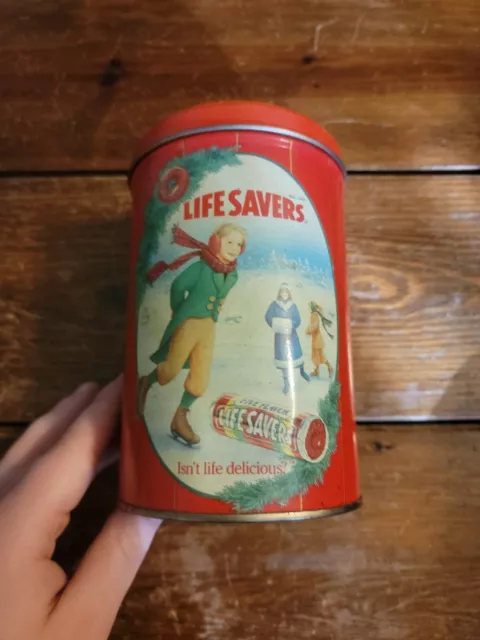 Vintage Life Saver Holiday Limited Edition Christmas Keepsake Tin 1991