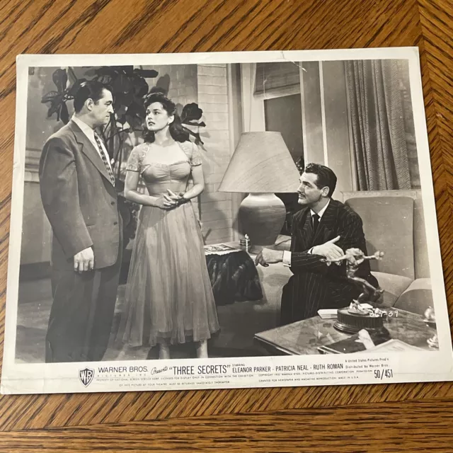 Three Secrets Press Publicity Photo 8x10 Original Eleanor Parker 1950  VTG