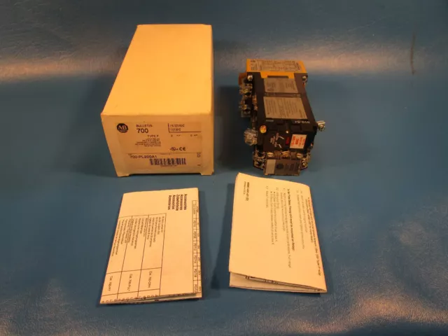 ALLEN BRADLEY 700-PL200A1 Industrial Relay, with Mechanical Latch, Series D