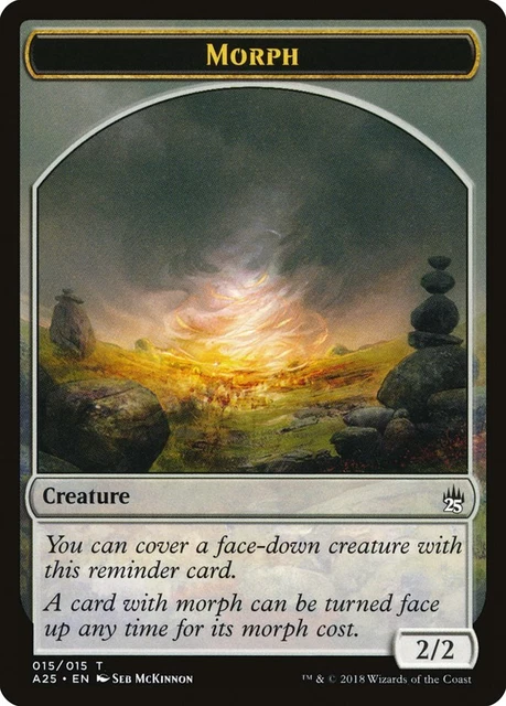 Morph Token (015) Masters 25 A25 MTG Magic