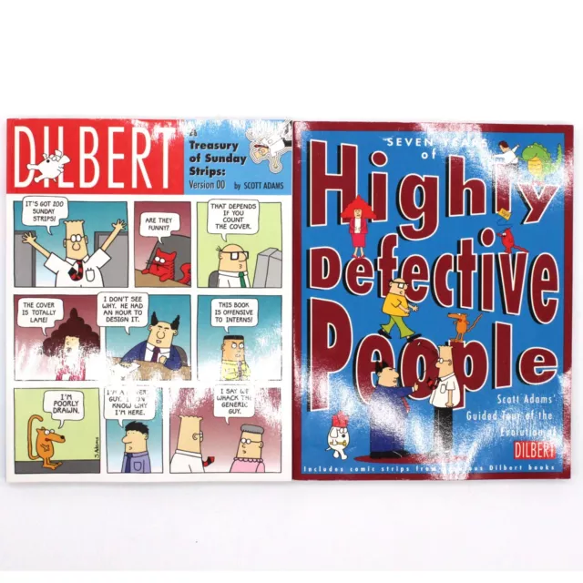 Dilbert Highly Defective People Treasury of Sunday Strips Scott Adams Lot