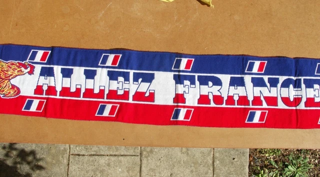 Écharpe Foot équipe De France - ALLEZ FRANCE - Occasion TBE