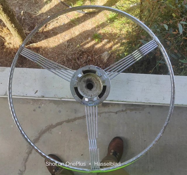 Original 1939 40 Cadillac Banjo Steering Wheel LaSalle Vintage Rare GM Accessory