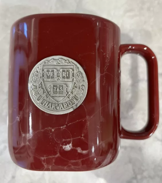 Harvard University Mug With Raised Seal New