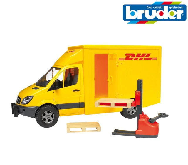 Camion Della Spazzatura Bruder 1/16 MB Sprinter, Colore Giallo, Modello 02682, Nuovo In Scatola - Foto 6