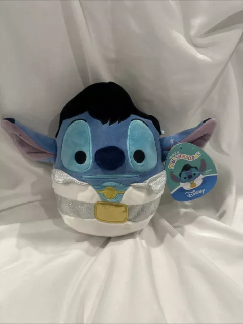 Elvis Stitch Squishmallow Disney 8" Plush Soft Toy NEW UK Lilo & Stitch BNWT