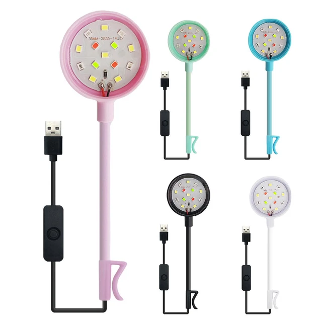 USB Aquarium Light  360° Rotation Clip On Fish Tank LED Aquatic Lamp