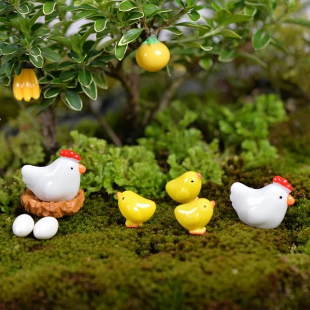 Gartendekoration Herstellungsprozess Miniatur Huhn simuliert Bauernhof Huhn