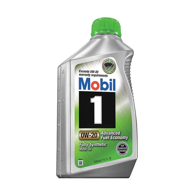 MOBIL 1 124184 Engine Oil,0W-20,Full Synthetic,1qt