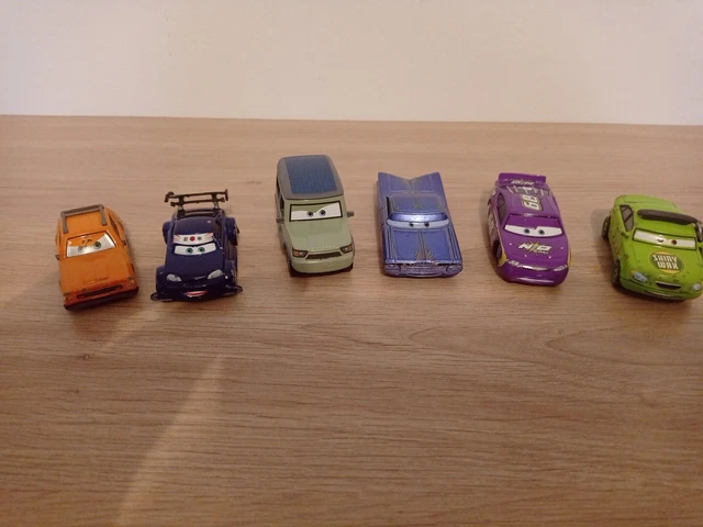 Lot de 6 voitures métal - Disney Cars Rare (A)