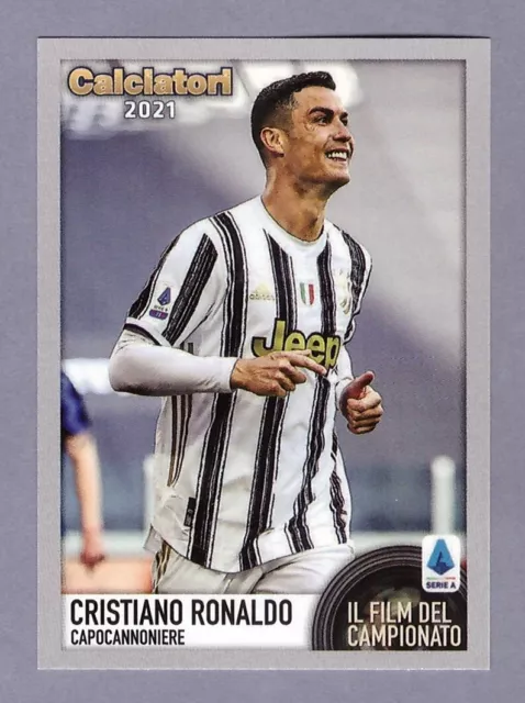 CRISTIANO RONALDO 2020 Panini Footballers Figures 2021 EXCELLENT C16 Sticker New