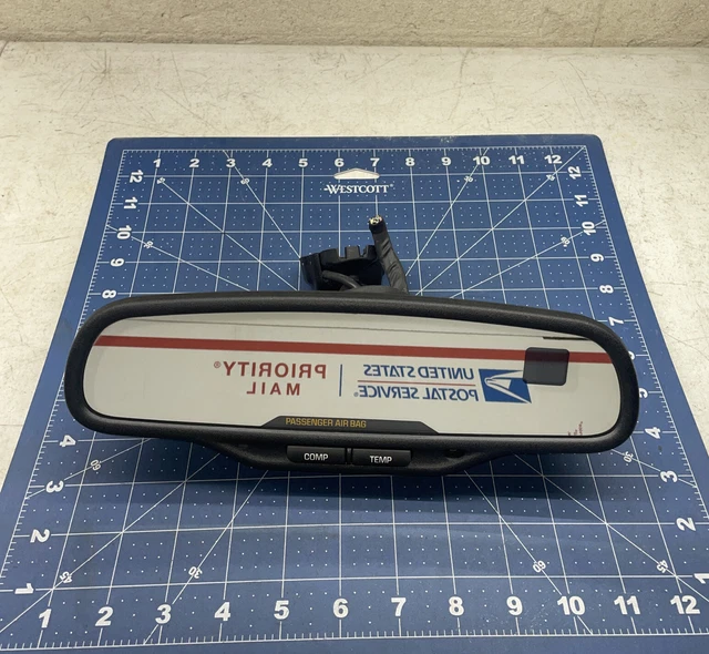 0309 CHEVY SILVERADO Sierra Rear View Mirror Compass Temp Auto Dim