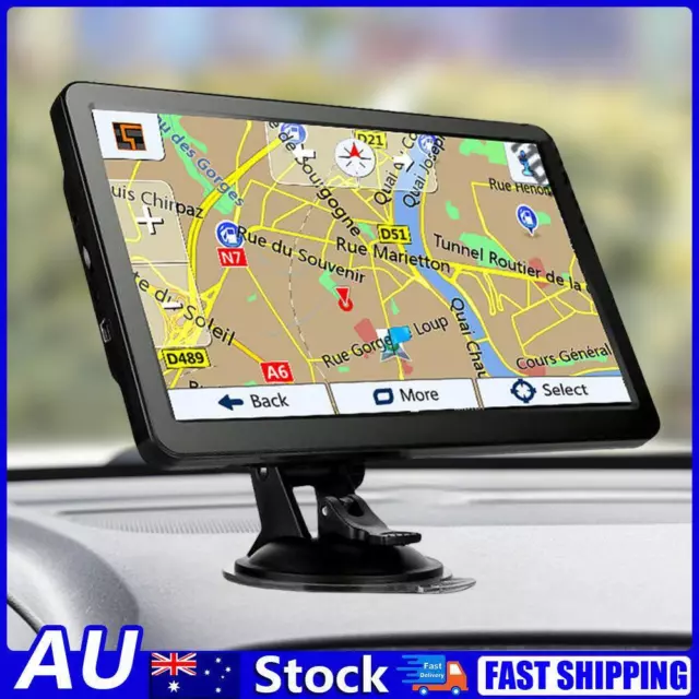 7 Inch HD Sat Nav 256MB+8G Portable Navigator Touch Screen USB TF Voice Reminder