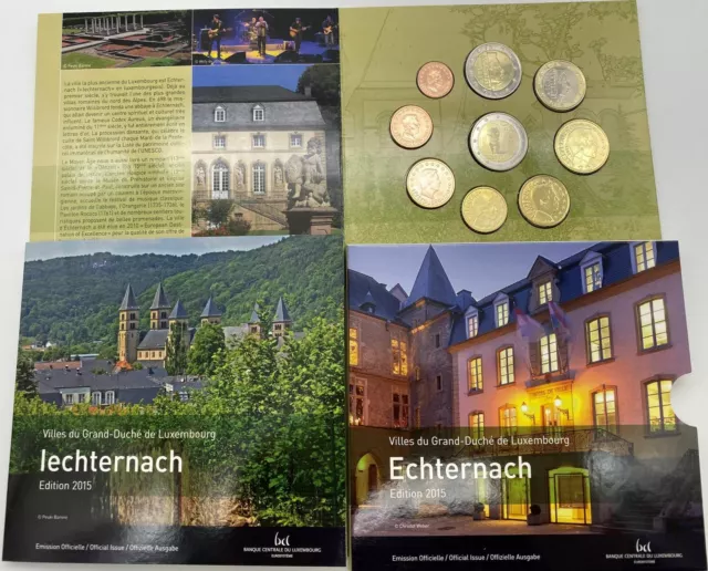 Luxemburg 2015 Euro Kursmünzensatz 9 Münzen 5,88€ Echternach KMS
