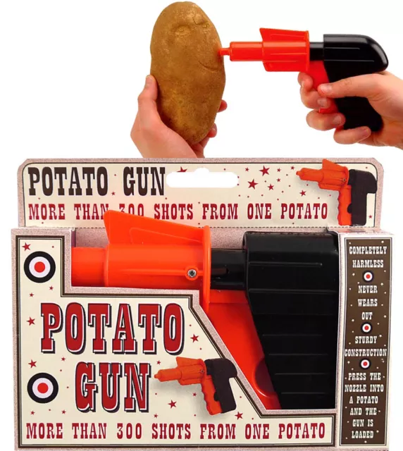 Spud Gun Potato Shooter Shot Toy Gift Fun Party Bag Christmas Stocking Fillers