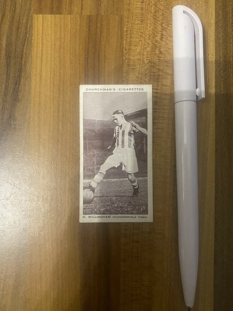 K Willigham Huddersfield Town Fc Churchman's Zigarettenkarte 1939
